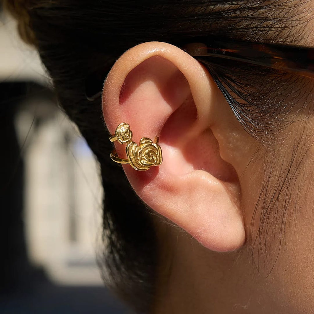 Rose Earcuffs