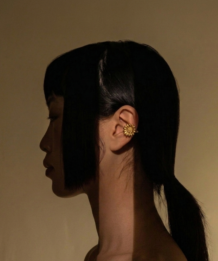 Sunflower Earcuffs