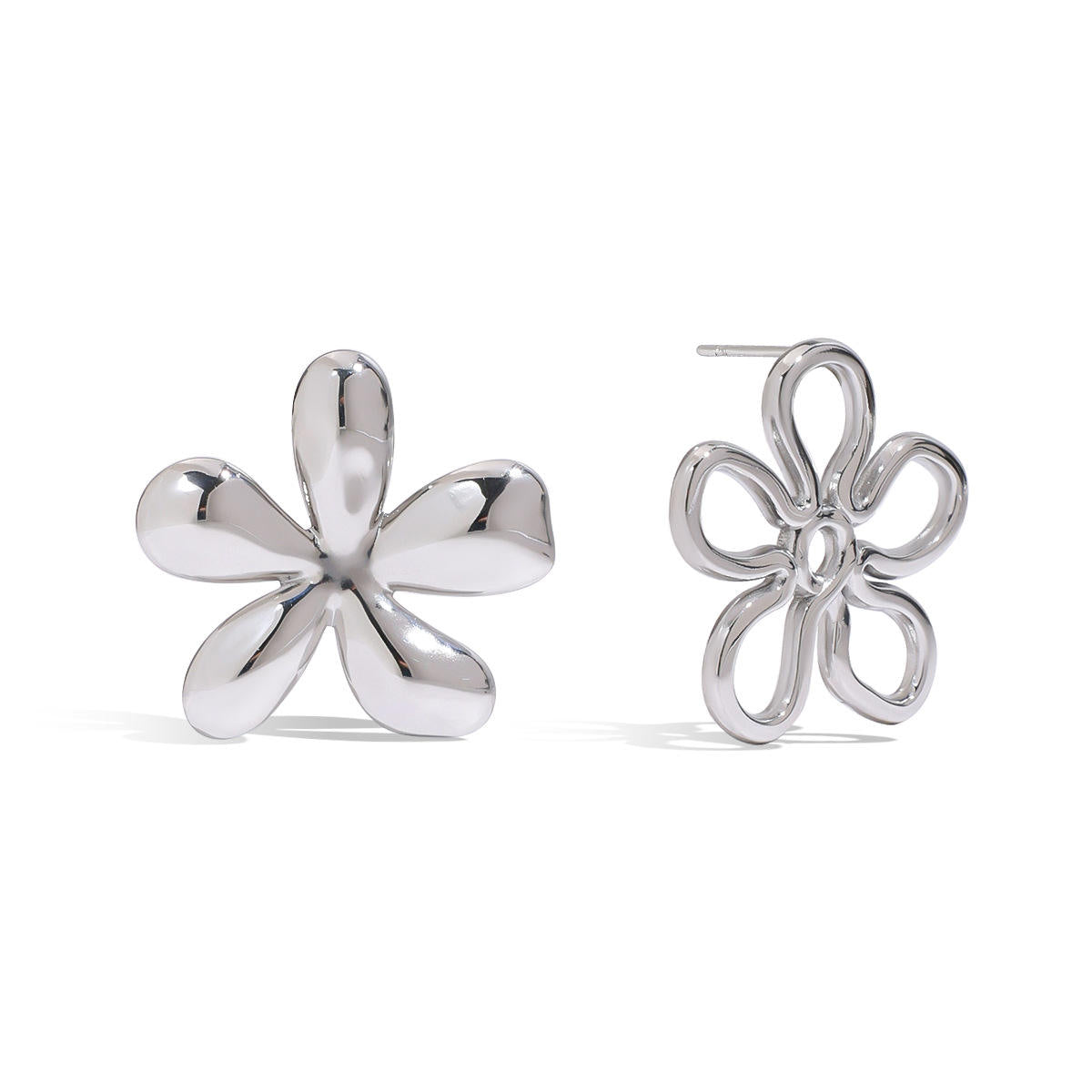 Mismatched Floral Studs