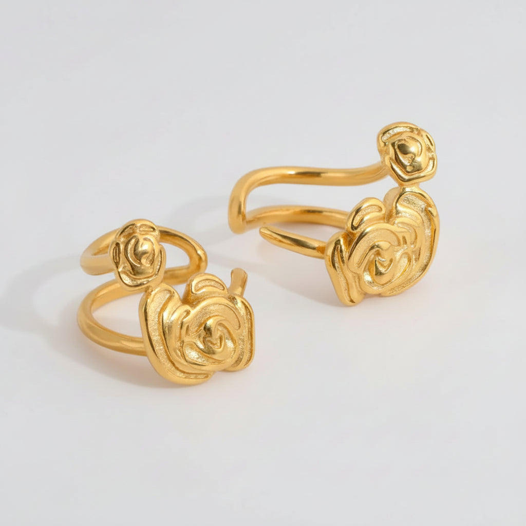 Rose Earcuffs