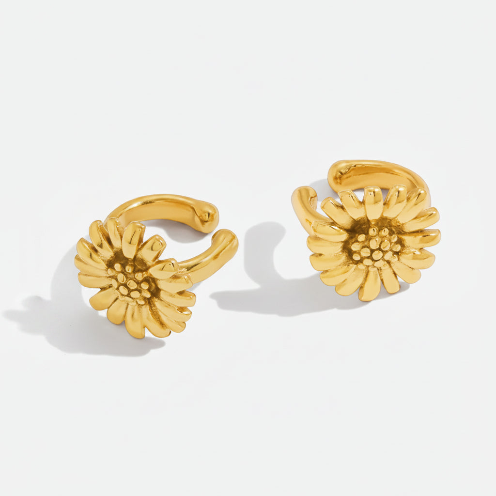 Sunflower Earcuffs