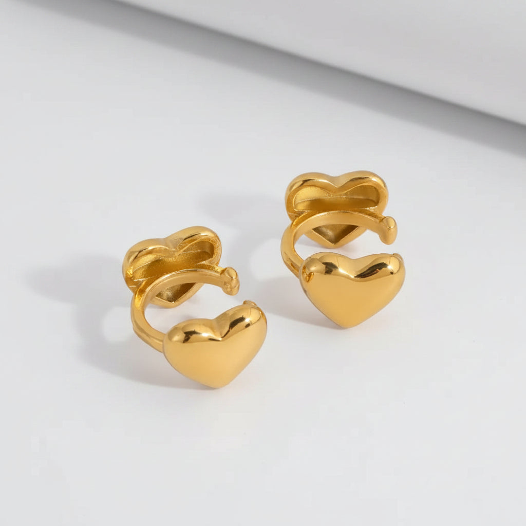 Heart Earcuffs